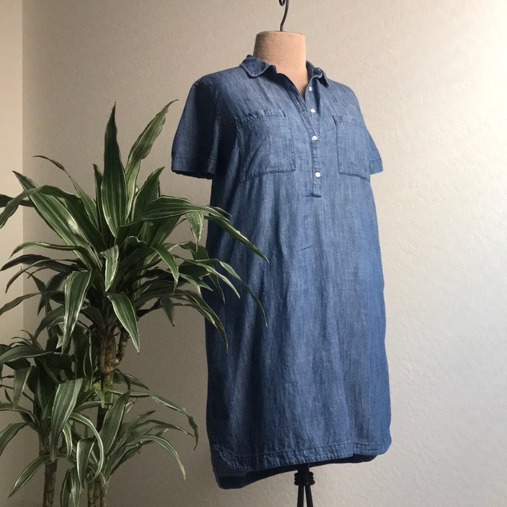 Old Navy Light Blue Denim Dress Size XL